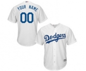 Youth Los Angeles Dodgers White Custom Cool Base Baseball Baseball Jersey