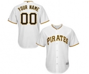 Youth Pittsburgh Pirates White Custom Cool Base Baseball Baseball Jersey