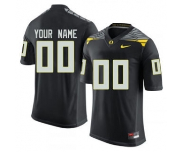 Men's 2019 Oregon Ducks Custom Name Number Black NCAA Football Jersey