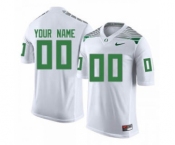 Men's 2019 Oregon Ducks Custom Name Number White NCAA Football Jersey