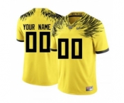 Men's 2019 Oregon Ducks Custom Name Number Yellow NCAA Football Jersey