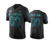 Men's Black Custom Jersey 2020 All-America Football Game