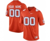 Men's Clemson Tigers Custom Name Number Jersey Orange NCAA 19-20