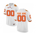 Men's Clemson Tigers Custom Name Number Jersey White NCAA 19-20