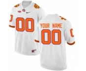 Men's Clemson Tigers Custom Name Number Jersey White NCAA 19-20