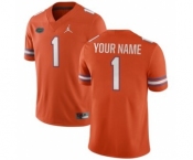 Men's Florida Gators Custom Name Orange NCAA Football Game Jersey