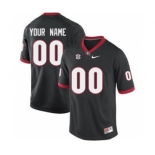 Men's Georgia Bulldogs Custom Name Number Jersey Black NCAA 19-20