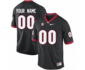 Men's Georgia Bulldogs Custom Name Number Jersey Black NCAA 19-20