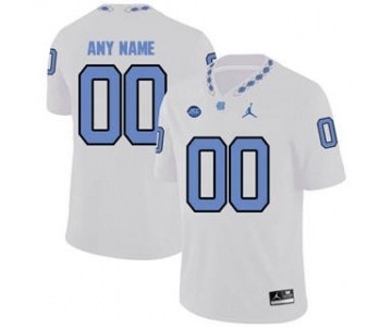 Men's North Carolina Tar Heels Custom Name Number Jersey NCAA White