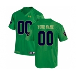 Men's Notre Dame Fighting Irish Custom Name Number NCAA Jersey - Kelly Green