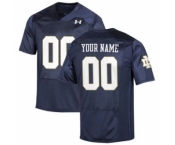 Men's Notre Dame Fighting Irish Custom Name Number NCAA Jersey - Navy