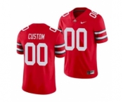 Men's Ohio State Buckeyes Custom Scarlet College Football Game Jersey