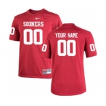 Men's Oklahoma Sooners Jersey Custom Name Number Red Stitched NCAA