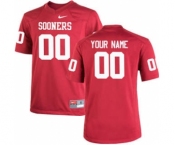 Men's Oklahoma Sooners Jersey Custom Name Number Red Stitched NCAA