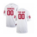 Men's Oklahoma Sooners Jersey Custom Name Number White Stitched NCAA