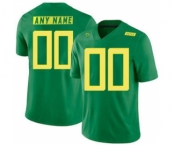 Men's Oregon Ducks Custom Name Number Green College Football Jersey