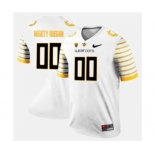 Men's Oregon Ducks Custom Name Number White Sewn NCAA Football Jersey