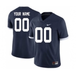 Men's Penn State Nittany Lions Custom Name Number Navy NCAA Jersey