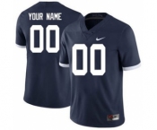 Men's Penn State Nittany Lions Custom Name Number Navy NCAA Jersey