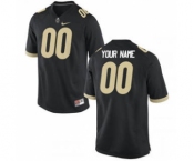 Men's Purdue Boilermakers Custom Name Number Black College Football Jersey