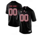 Men's Stanford Cardinal Custom Name Number Jersey Black NCAA Stiched