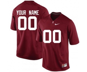 Men's Stanford Cardinal Custom Name Number Jersey NCAA Scarlet 19-20