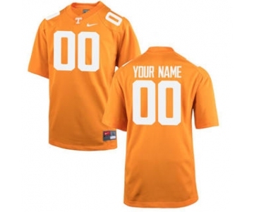 Men's Tennessee Volunteers Custom NCAA Jersey Tennessee Orange