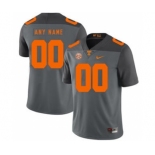 Men's Tennessee Volunteers Custom Name Number College Football Jersey Gray