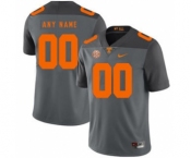 Men's Tennessee Volunteers Custom Name Number College Football Jersey Gray