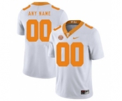 Men's Tennessee Volunteers Custom Name Number College Football Jersey White