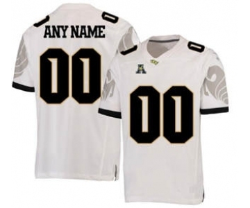 Men's UCF Knights Custom Name Number White NCAA College Football Jersey