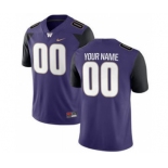 Men's Washington Huskies Custom Name Number Jersey Purple NCAA