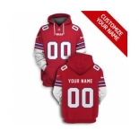 Men's Buffalo Bills Active Player Custom 2021 Red Pullover Football Hoodie