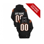 Men's Cincinnati Bengals Active Player Custom 2021 Black Pullover Football Hoodie 2