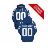 Men's Indianapolis Colts Active Player Custom 2021 Blue Pullover Football Hoodie