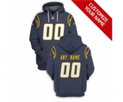 Men's Los Angeles Chargers Active Player Custom 2021 Navy Pullover Football Hoodie