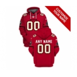 Men's Tampa Bay Buccaneers Active Player Custom 2021 Red Pullover Football Hoodie