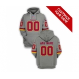 Men's Washington Football Team Active Player Custom 2021 Gray Pullover Football Hoodie