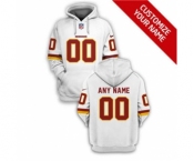 Men's Washington Football Team Active Player Custom 2021 White Pullover Football Hoodie