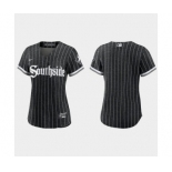 Women Chicago White Sox Black 2021 City Connect Replica Jersey