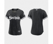 Women Chicago White Sox Black 2021 City Connect Replica Jersey