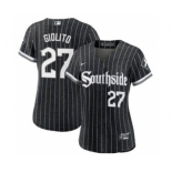 Women's Chicago White Sox #27 Lucas Giolito 2021 Black Connect City Stitched Baseball Jersey