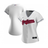 Women's Cleveland Indians Home 2020 Baseball Team Jersey White