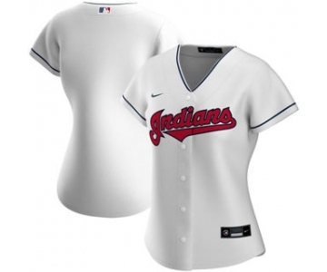 Women's Cleveland Indians Home 2020 Baseball Team Jersey White