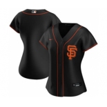 Women's San Francisco Giants Alternate 2020 Baseball Team Jersey Black