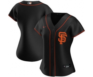 Women's San Francisco Giants Alternate 2020 Baseball Team Jersey Black