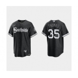 Youth Chicago White Sox #35 Frank Thomas 2021 City Connect Replica Black Jersey