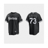 Youth Chicago White Sox #73 Yermin Mercedes 2021 City Connect Replica Black Jersey