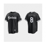 Youth Chicago White Sox #8 Bo Jackson 2021 City Connect Replica Black Jersey