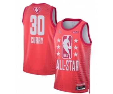 Men 2022 All Star #30 Stephen Curry Maroon Basketball Jersey